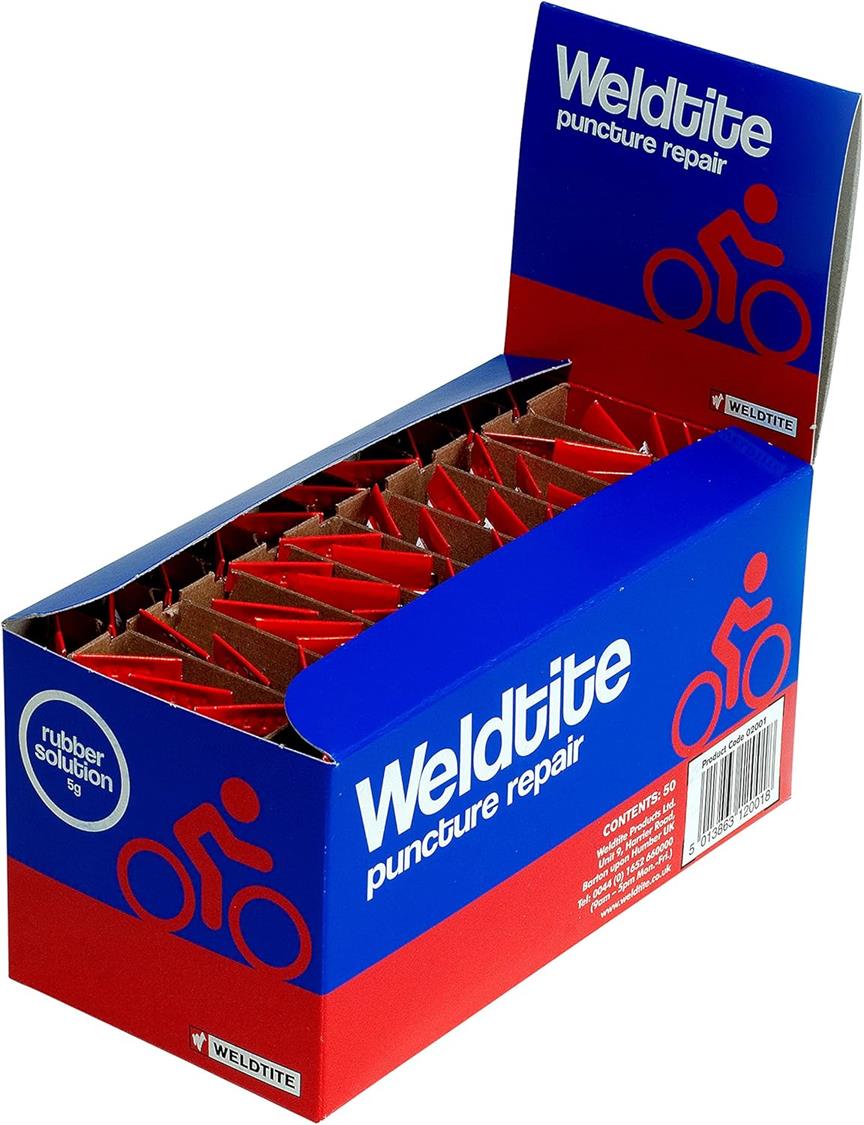 02002 weldtite rubber solution 15g - Box of 25