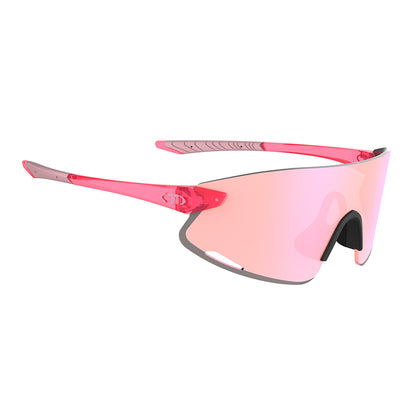 Tifosi Vogel XC Sunglasses Crystal Pink with Pink Mirror Lens
