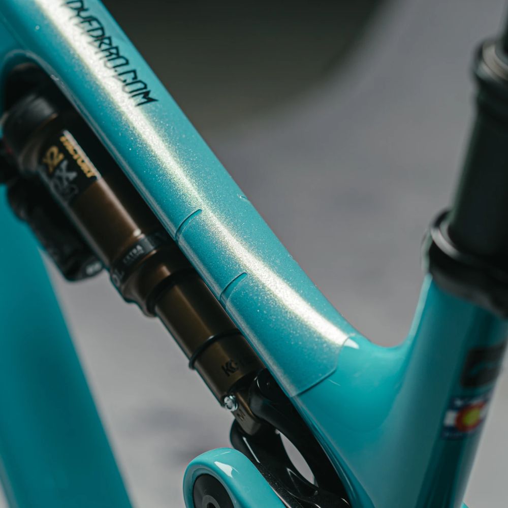 DYEDBRO MTB FRAME PROTECTION - CLEAR GLITTER