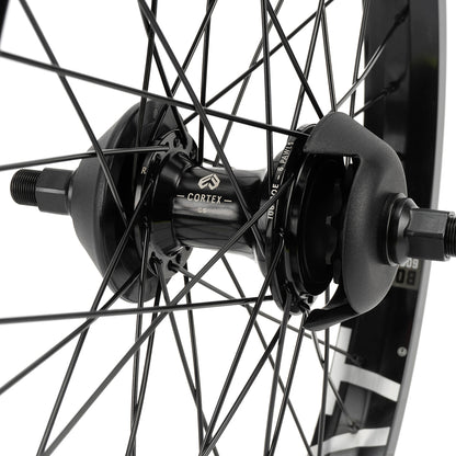 Eclat Bondi / Cortex EVO Cassette Rear Wheel 9 Tooth Black - Supplied with 2x Nylon Guards Black