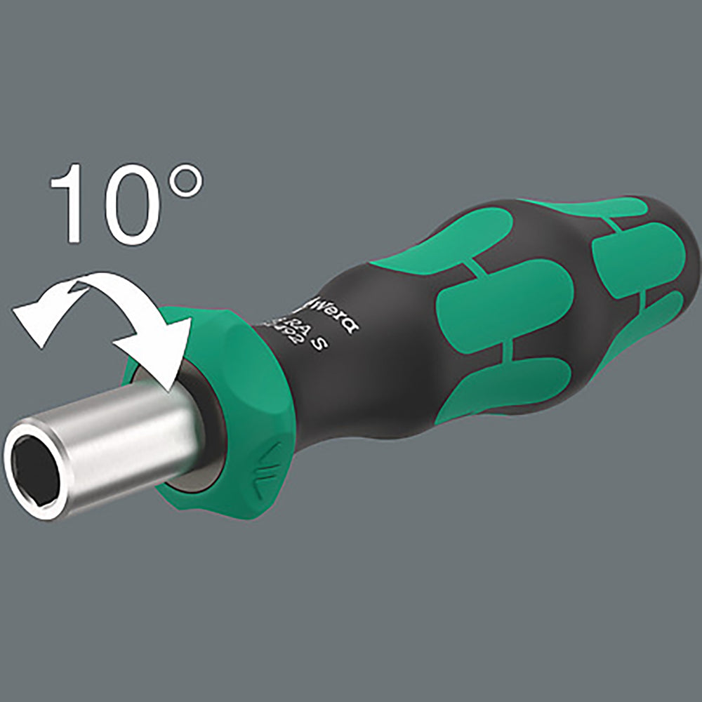 Wera Tools 838 RA-R S Bitholding screwdriver with ratchet functionality, 1/4"
