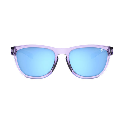 Tifosi Swank S Sunglasses Crystal Purple with Sky Blue Mirror Lens
