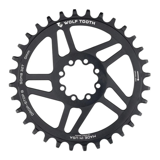 SRAM DM MTB 8-BOLT DROP-STOP B CHAINRING - 0MM OFFSET