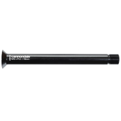 Cannondale Syntace Axle 100mm x 12mm, P1.0, 118mm Length, Black
