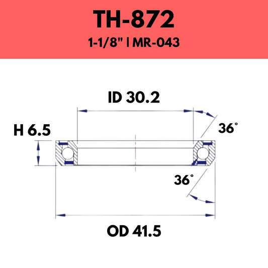 FSA - 1 1/8" HEADSET BEARING - TH-872