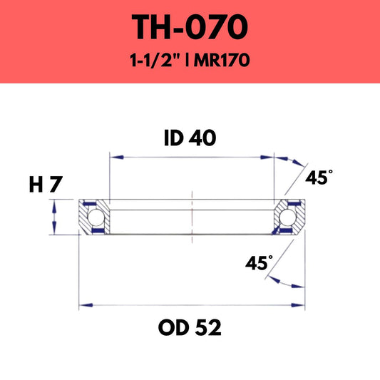 FSA - 1 1/2" HEADSET BEARING - TH-070