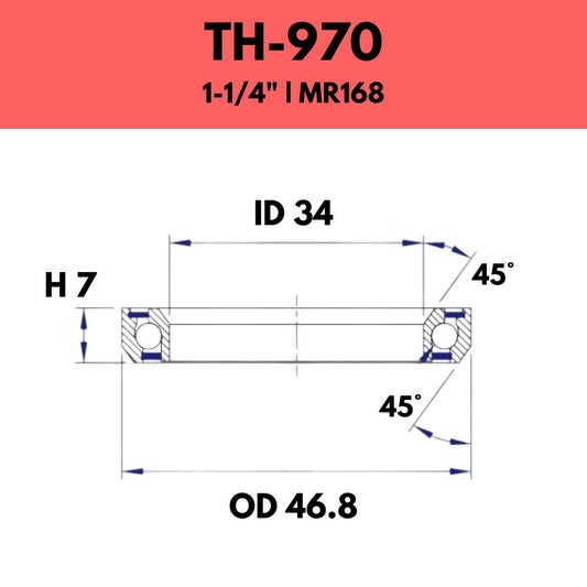 FSA - 1 1/4" HEADSET BEARING - TH-970
