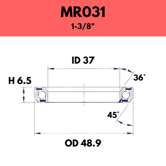FSA - 1 3/8" HEADSET BEARING - MR031 - CERVELO