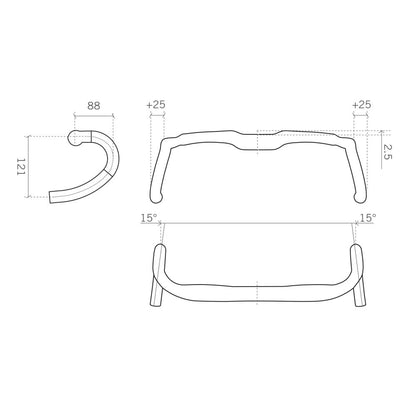 FSA - A-WING PRO AGX INTERNAL ROUTING HANDLEBAR