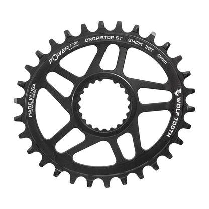 SHIMANO OVAL DM DROP-STOP CHAINRING - 0MM OFFSET - SHIMANO HG+