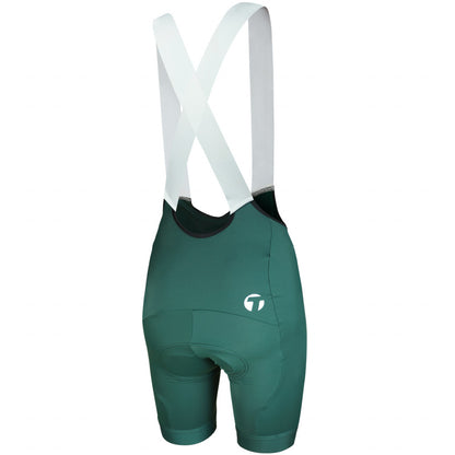 Tineli Women's Dark Green Pro Elite Core Bibs - Last Items - female