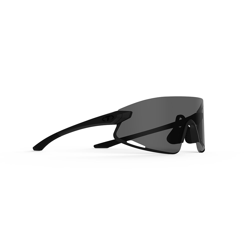 Tifosi Vogel XC Sunglasses Blackout with Smoke No Mirror  Lens
