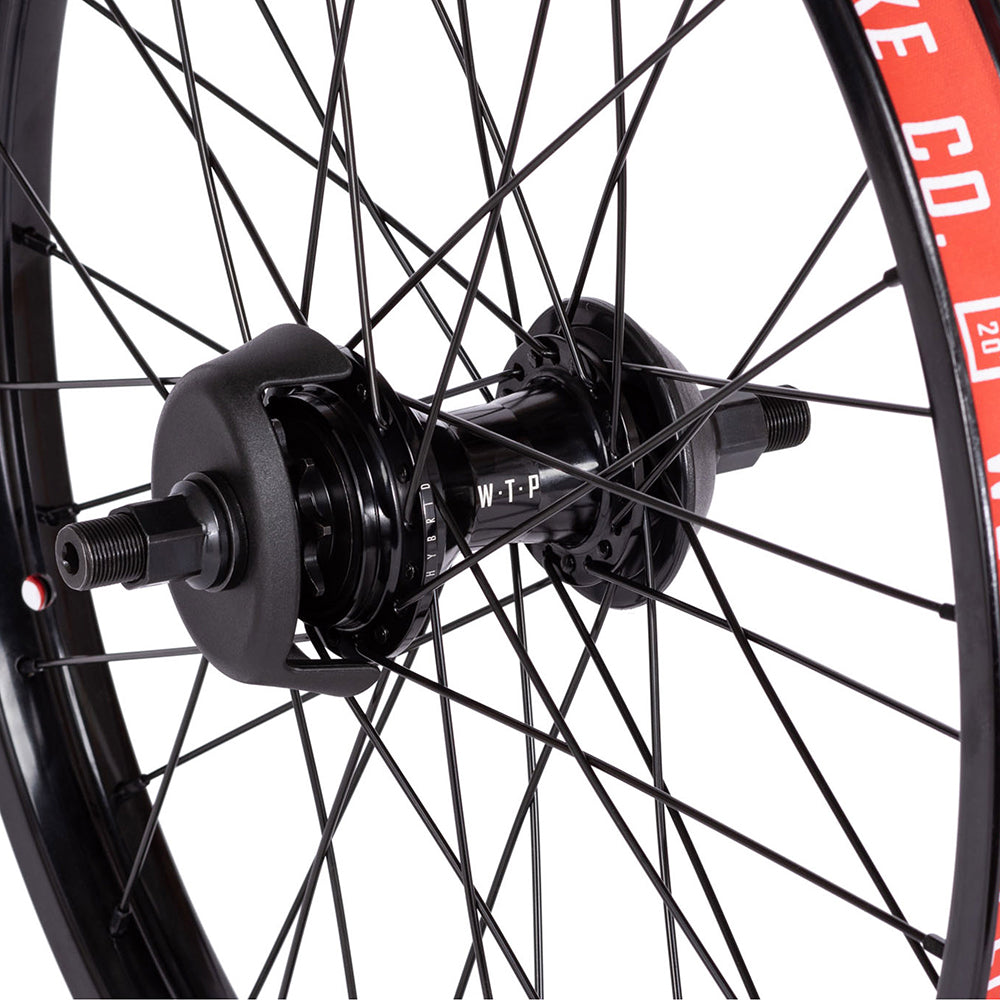 Wethepeople Hybrid LSD 20" Freecoaster Rear Wheel 9T, 14mm Regular Axle, 36H, Incl. Driver & Non Driver Nylon Hubguards