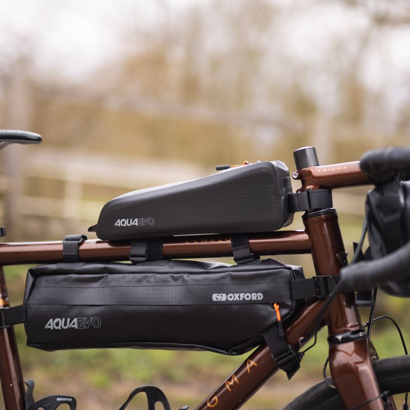 Oxford Aqua Evo Adventure XL Top Tube Bag Black - 6