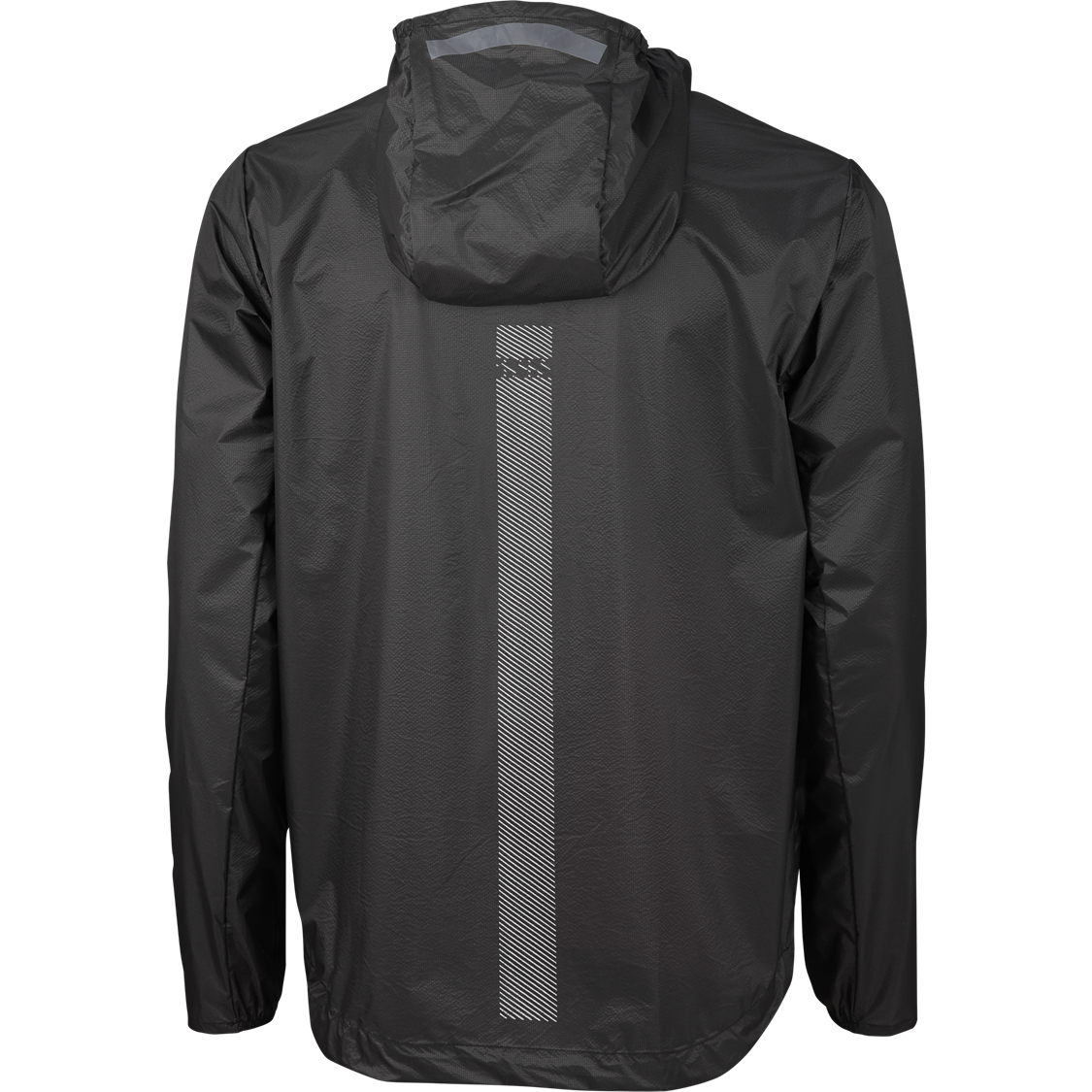 FLOW WINDBREAKER JACKET_ANTHRACITE_BACK