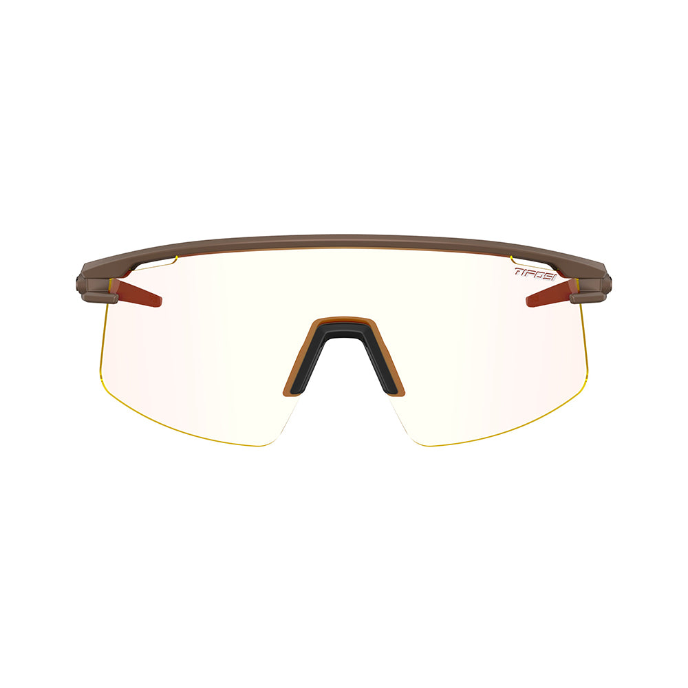 Tifosi Moab Lite Sunglasses Matte Bronze with Clarion Red Fototec Lens
