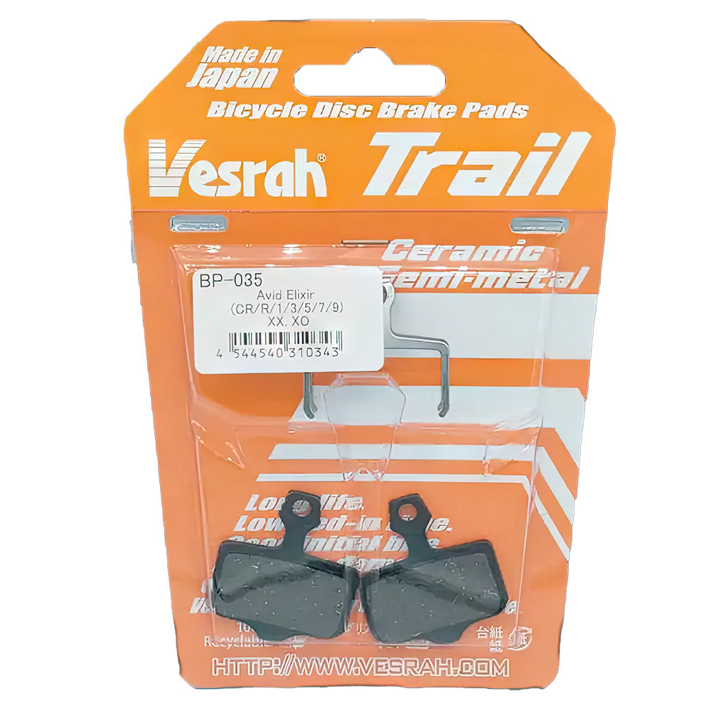 VESRAH TRAIL BRAKE PAD BP035