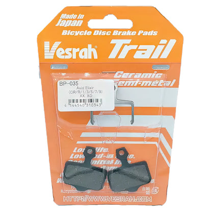 VESRAH TRAIL BRAKE PAD BP035