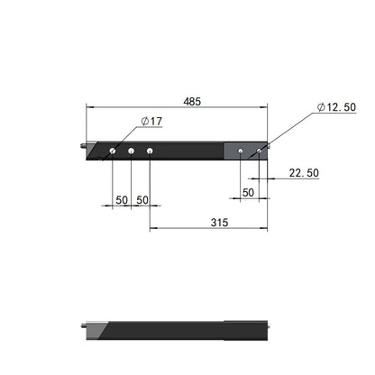 Maverack Premium Vert Rack Hitch Expander 3