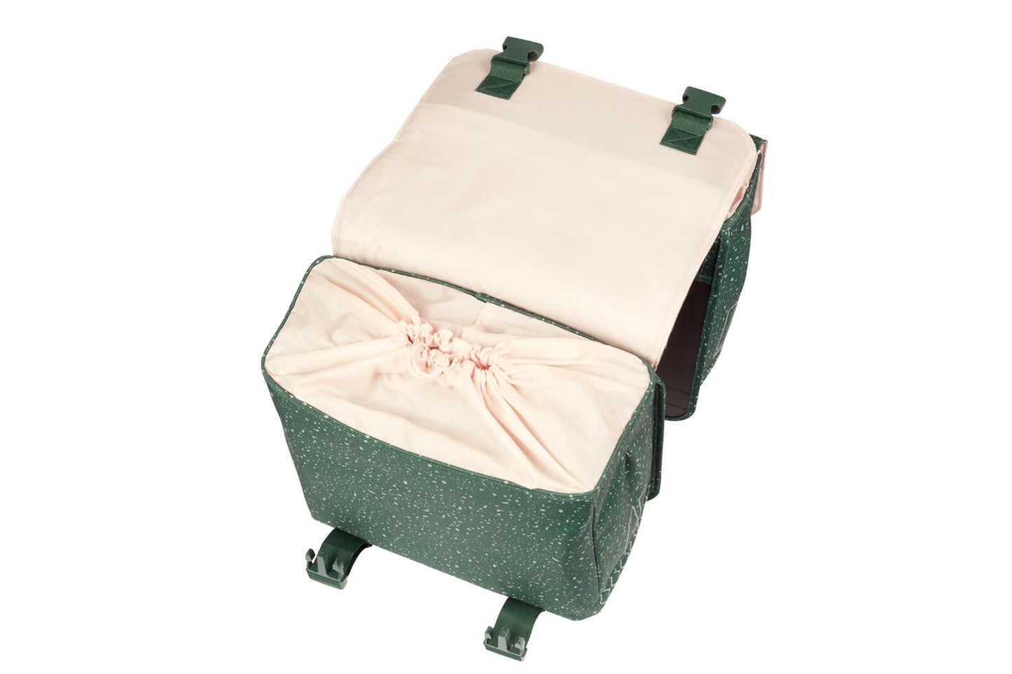 18419 Basil Flair double bicycle bag MIK green_3-m