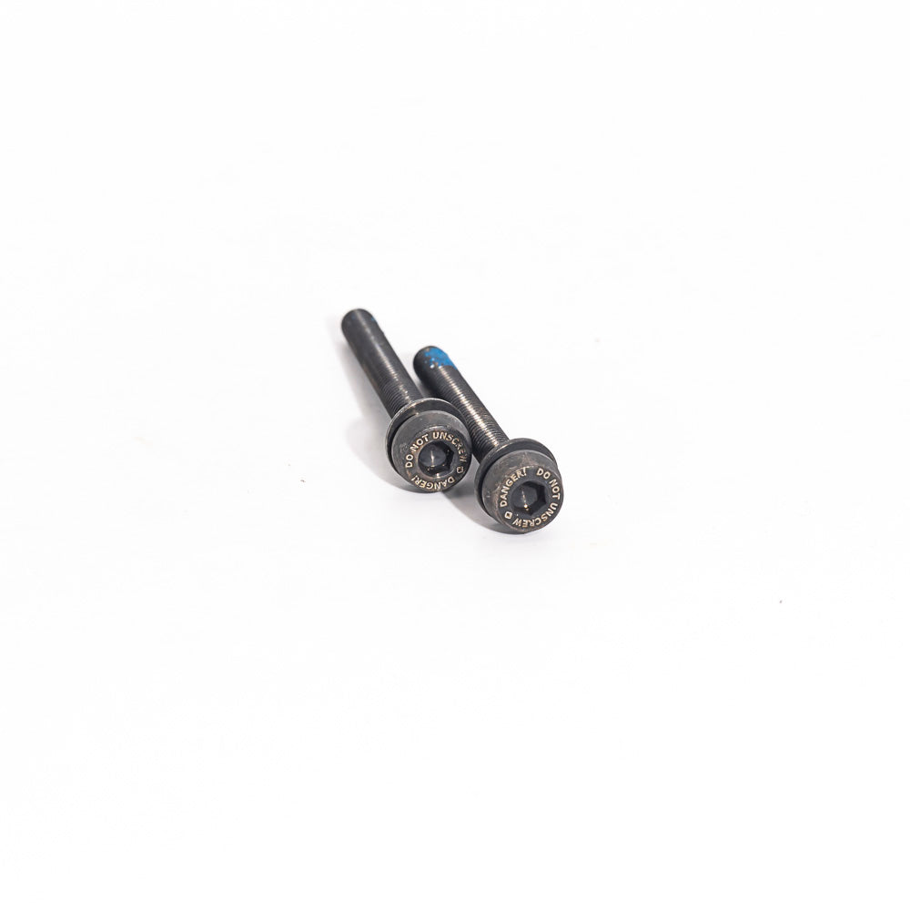 Campagnolo Disc Brake Caliper Flatmount Mounting Bolts 44mm, 35mm - 39mm Rear Thickness Black - 2 Pack