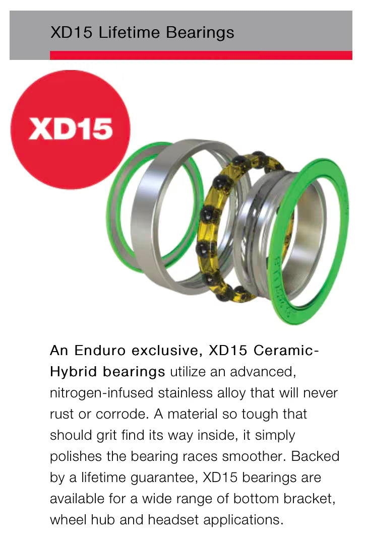 Enduro Press-In XD-15 Double Row BB86/92 for DUB - Image 3