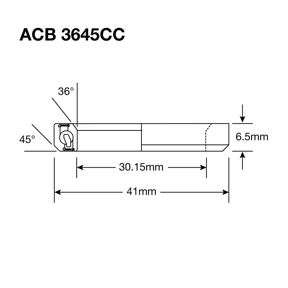 Enduro HS Bearing 1.125" 30.2 x 41 x 6.5 36x45° BO - Image 3