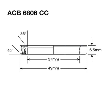 Enduro HS Bearing 1.375" 37 x 49 x 6.5 36x45° BO - Image 3