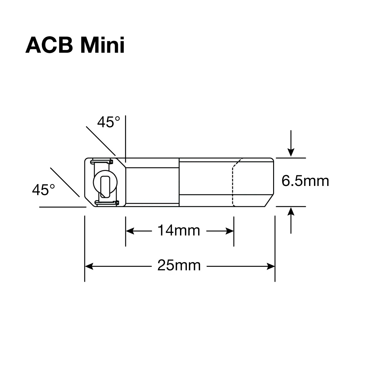Enduro HS Bearing 1" 14.2 x 25 x 6.5 45x45° BO - Image 3