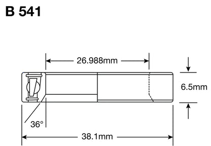Enduro HS Bearing 1-1/16" x 1-1/2" x 9/32" MAX - Image 2