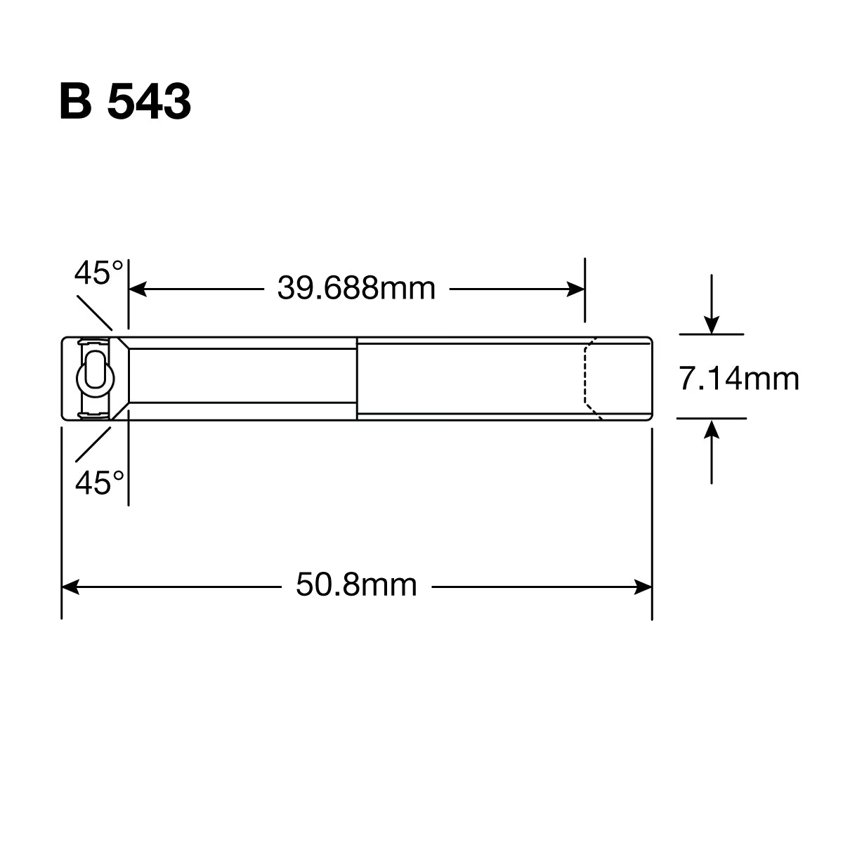 Enduro HS Bearing 1-5/16" x 1 3/4" x 9/32" SS - Image 3