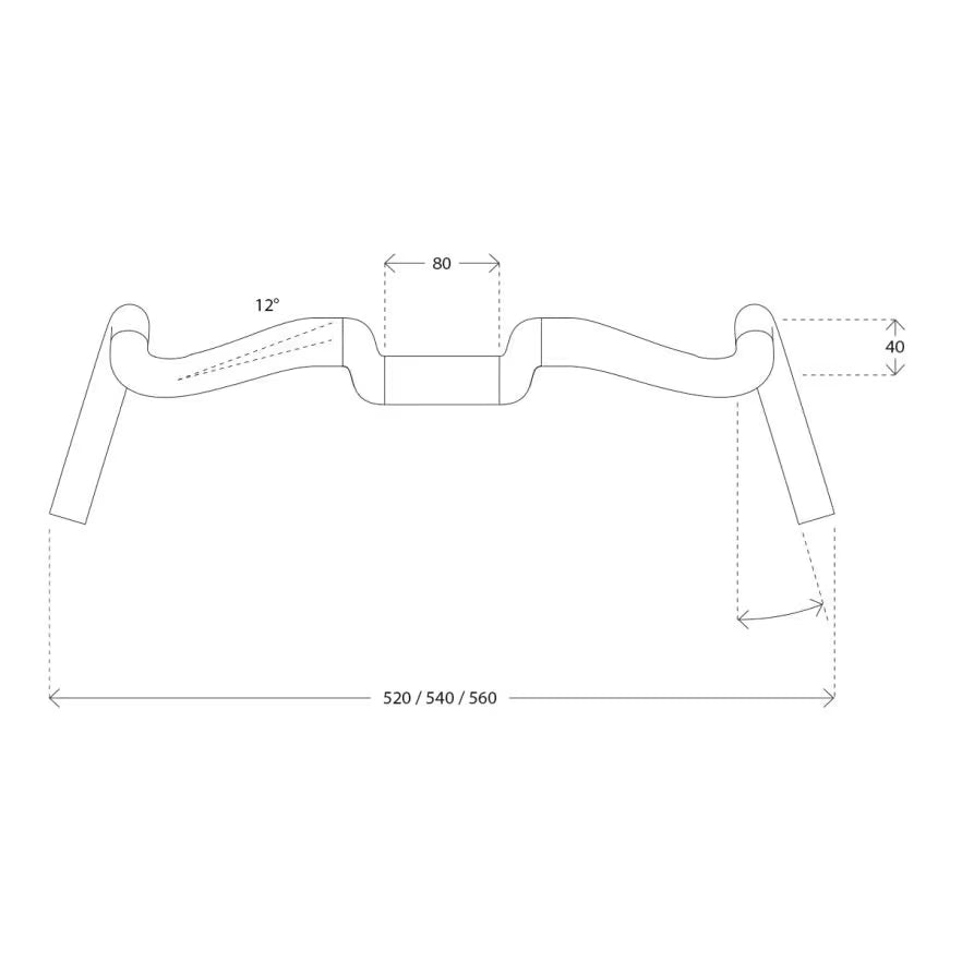 Deda Gera Carbon Gravel Handlebar - Image 3