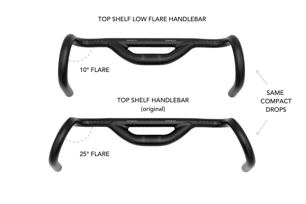 Redshift Top Shelf Low-Flare Handlebar - Image 3