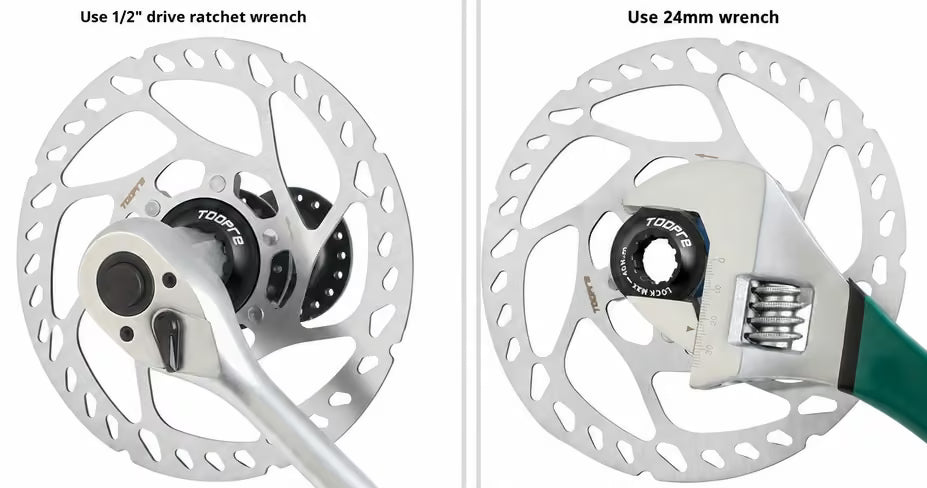Toopre Disc Rotor Lockring 40nm HG Tool Removal - Image 3