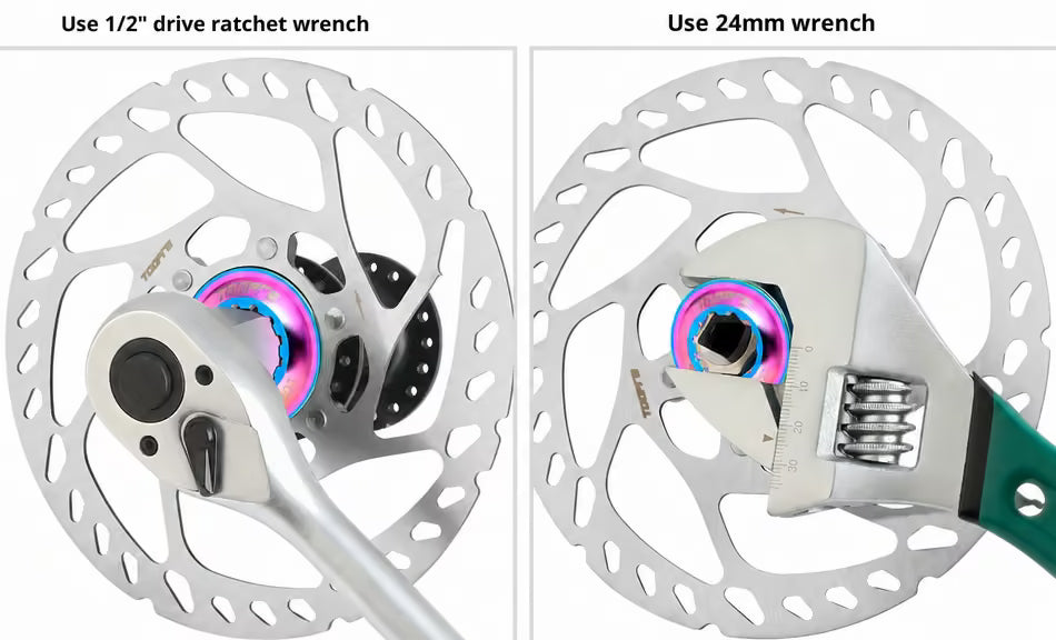 Toopre Disc Rotor Lockring 40nm HG Tool Removal - Image 9