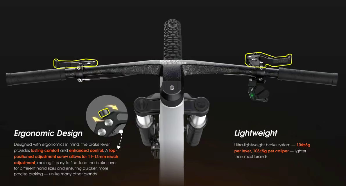 Wheeltop MA3000 MTB Brakeset - Image 2
