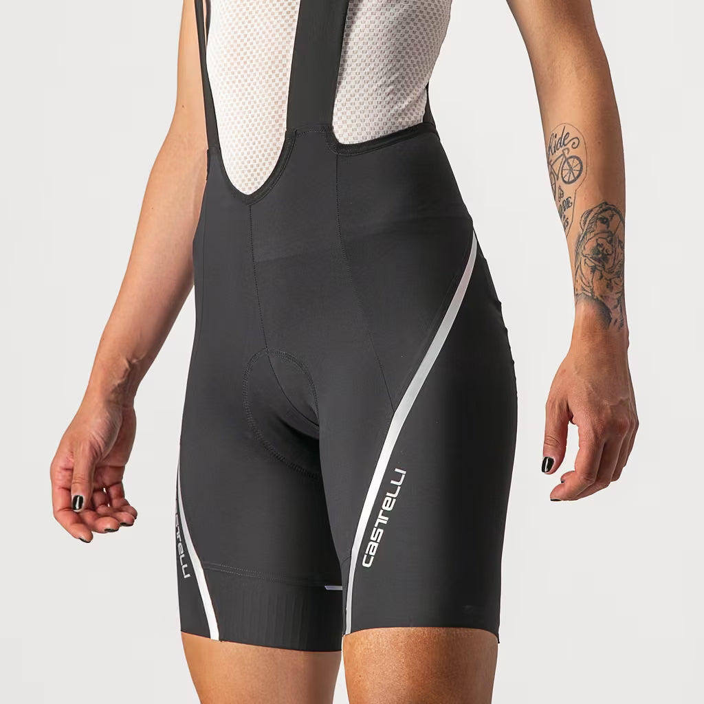 Castelli Velocissima 3 Bibshort Women's Black/Silver - Image 5