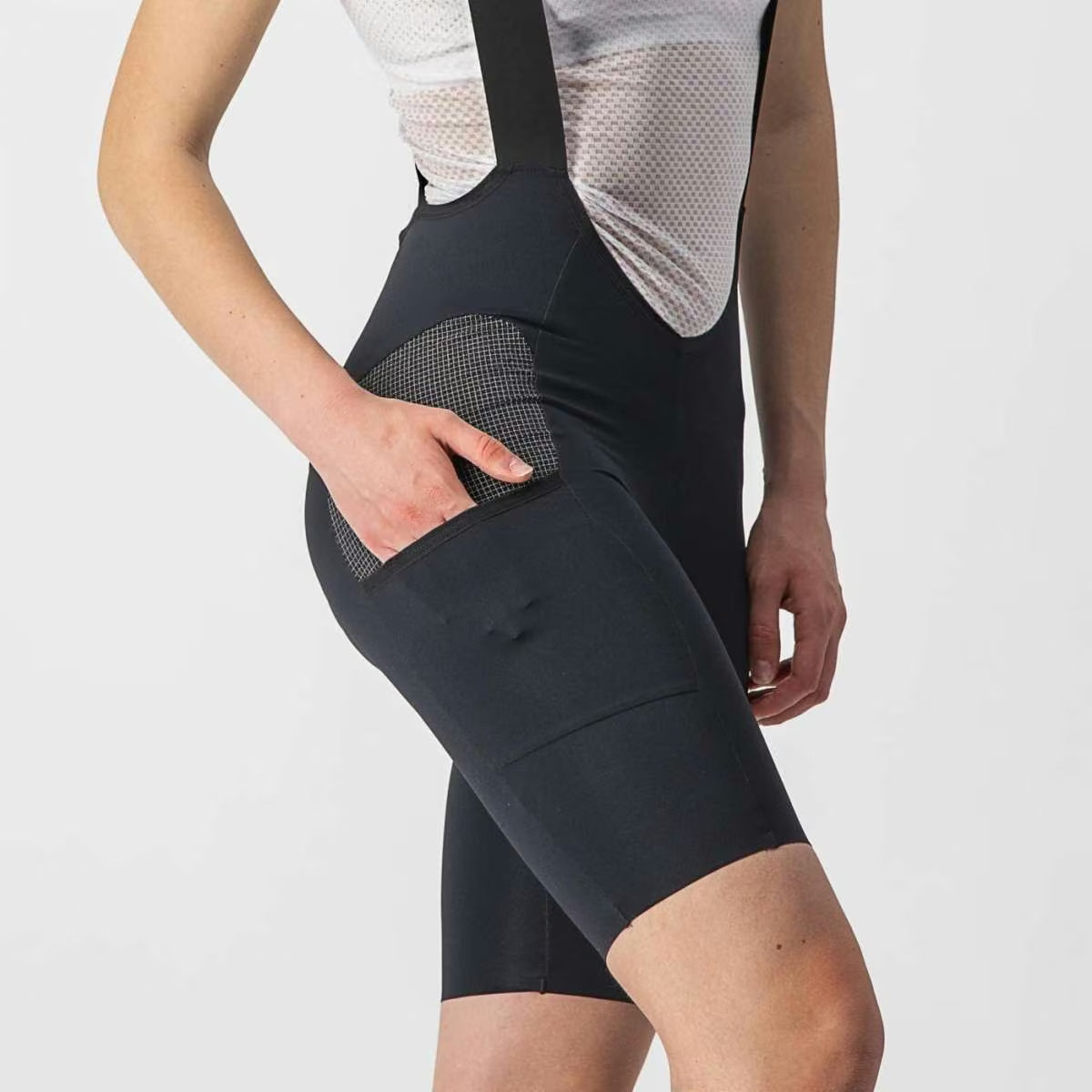 Castelli Free Unlimited Bibshort Women's Black - Image 6