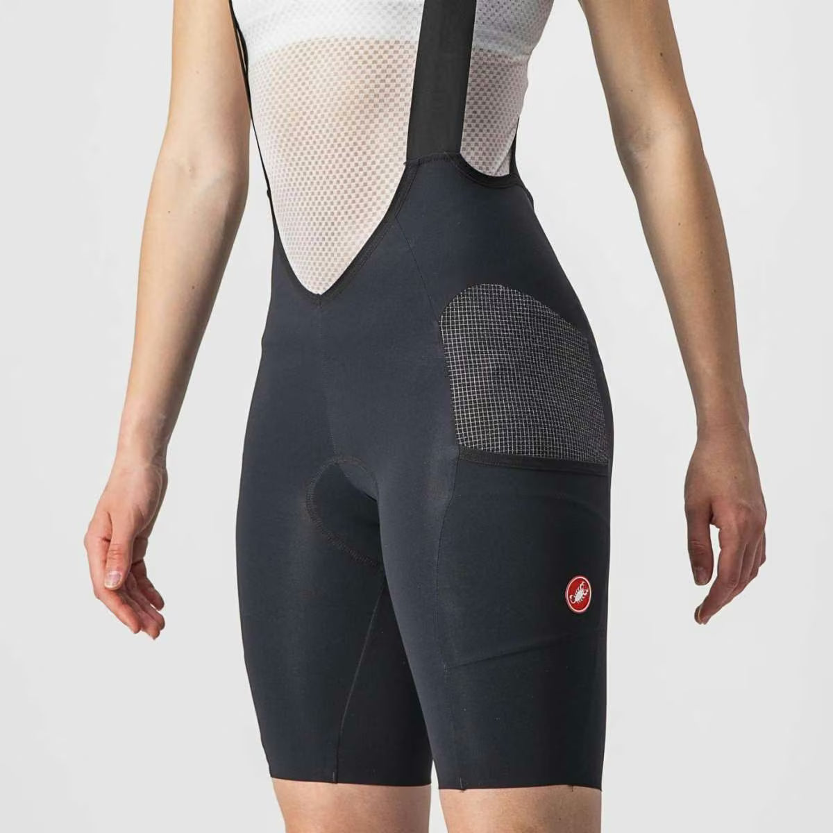 Castelli Free Unlimited Bibshort Women's Black - Image 7