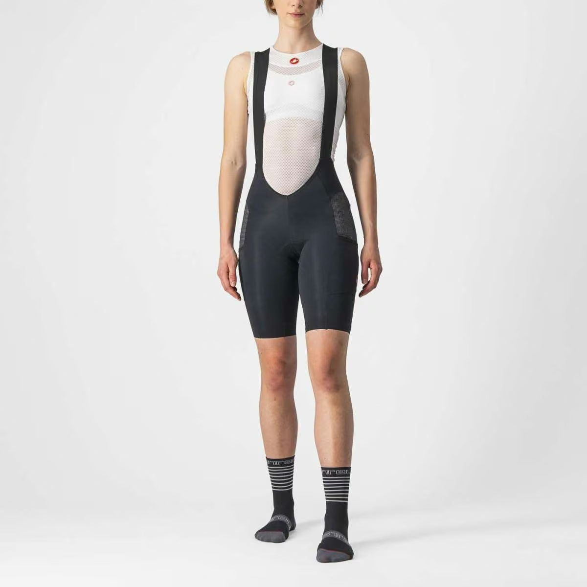 Castelli Free Unlimited Bibshort Women's Black - Image 1