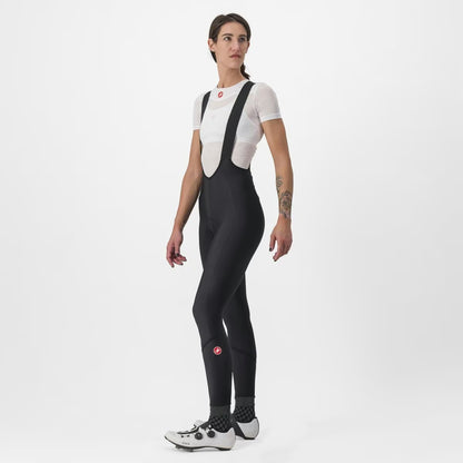 Castelli Velocissima DT Bibtight Women's Black/Black Reflex - Image 6