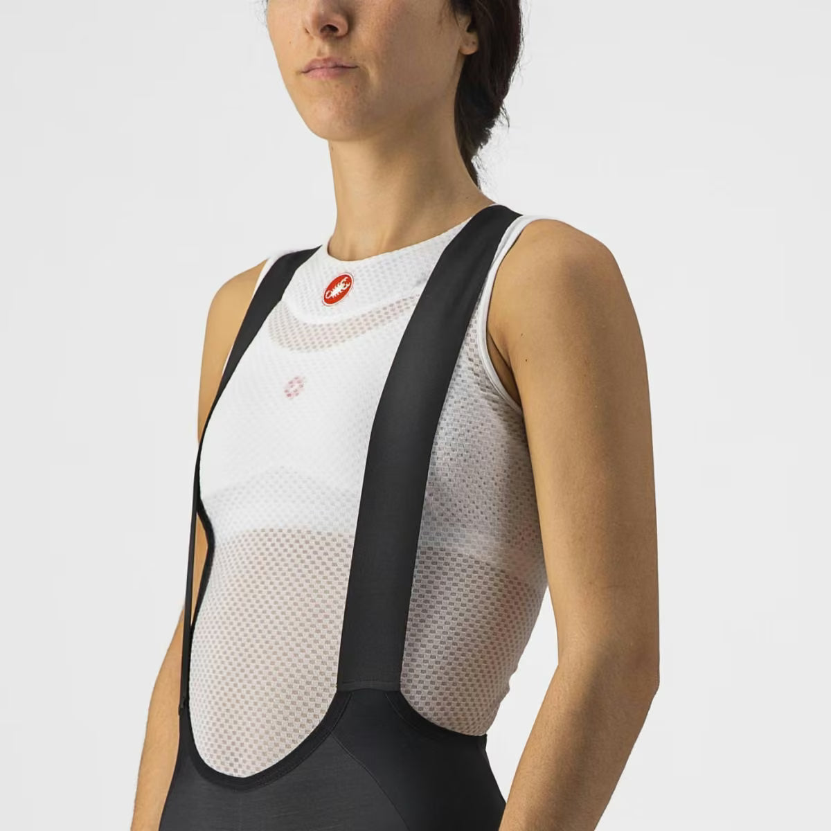 Castelli Velocissima DT Bibtight Women's Black/Electric Lime-Silver Reflex - Image 4