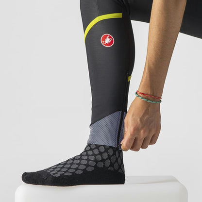 Castelli Velocissima DT Bibtight Women's Black/Electric Lime-Silver Reflex - Image 9