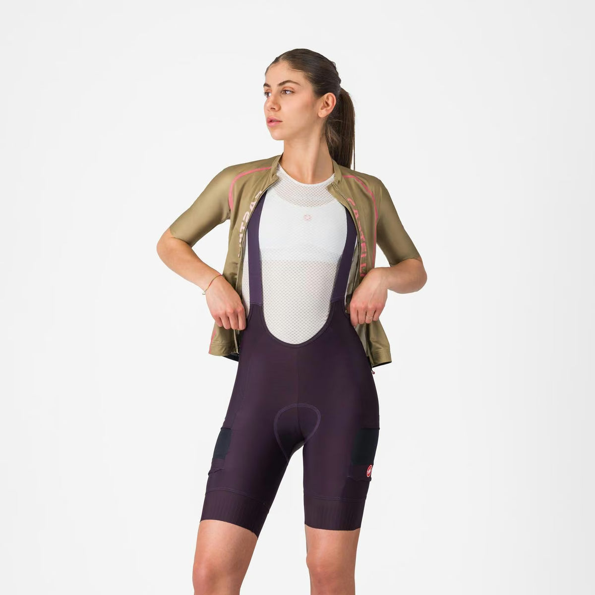 Castelli Unlimited Cargo Bibshort Women's Dark Knight Shade - Image 1