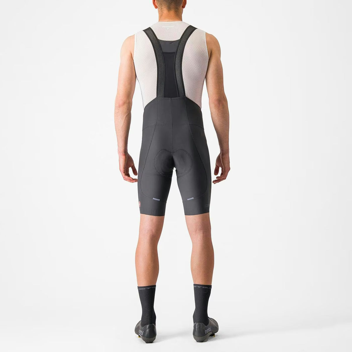 Castelli Espresso Bibshort Men's Dark Gray - Image 2