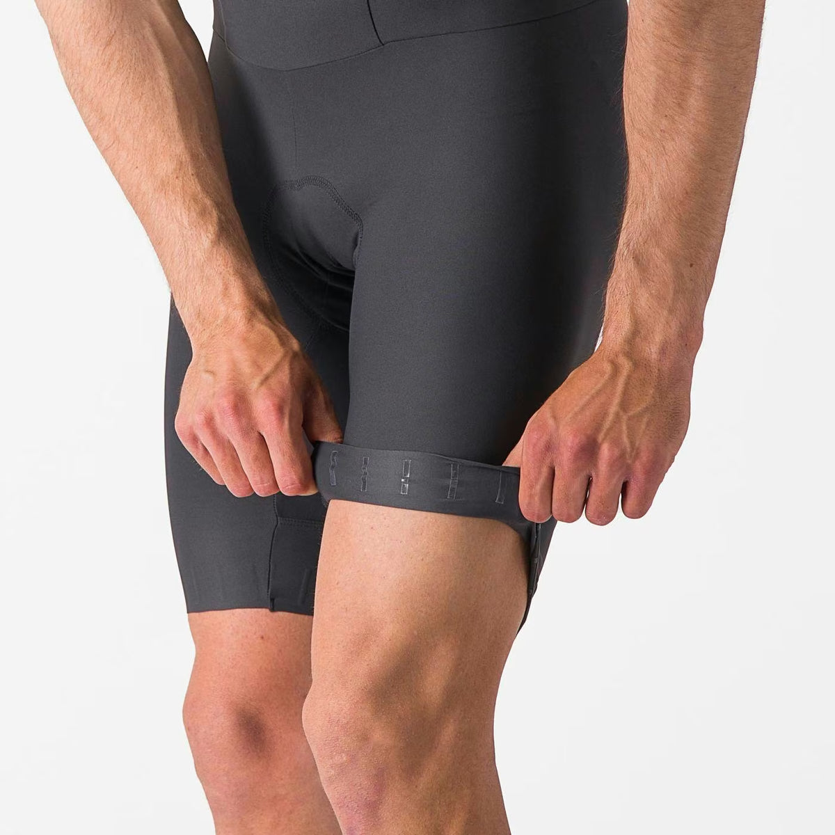 Castelli Espresso Bibshort Men's Dark Gray - Image 4