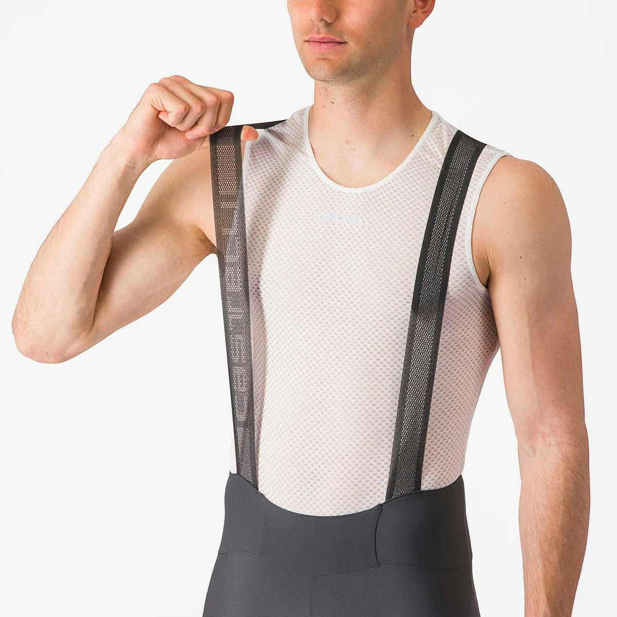 Castelli Espresso Bibshort Men's Dark Gray - Image 6