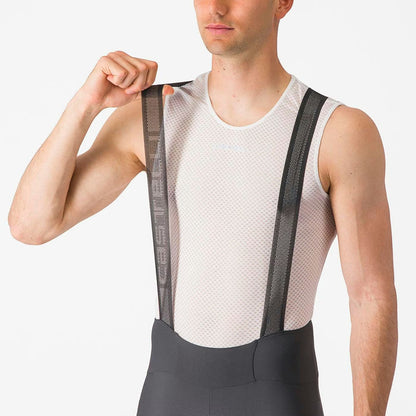 Castelli Espresso Bibshort Men's Dark Gray - Image 6