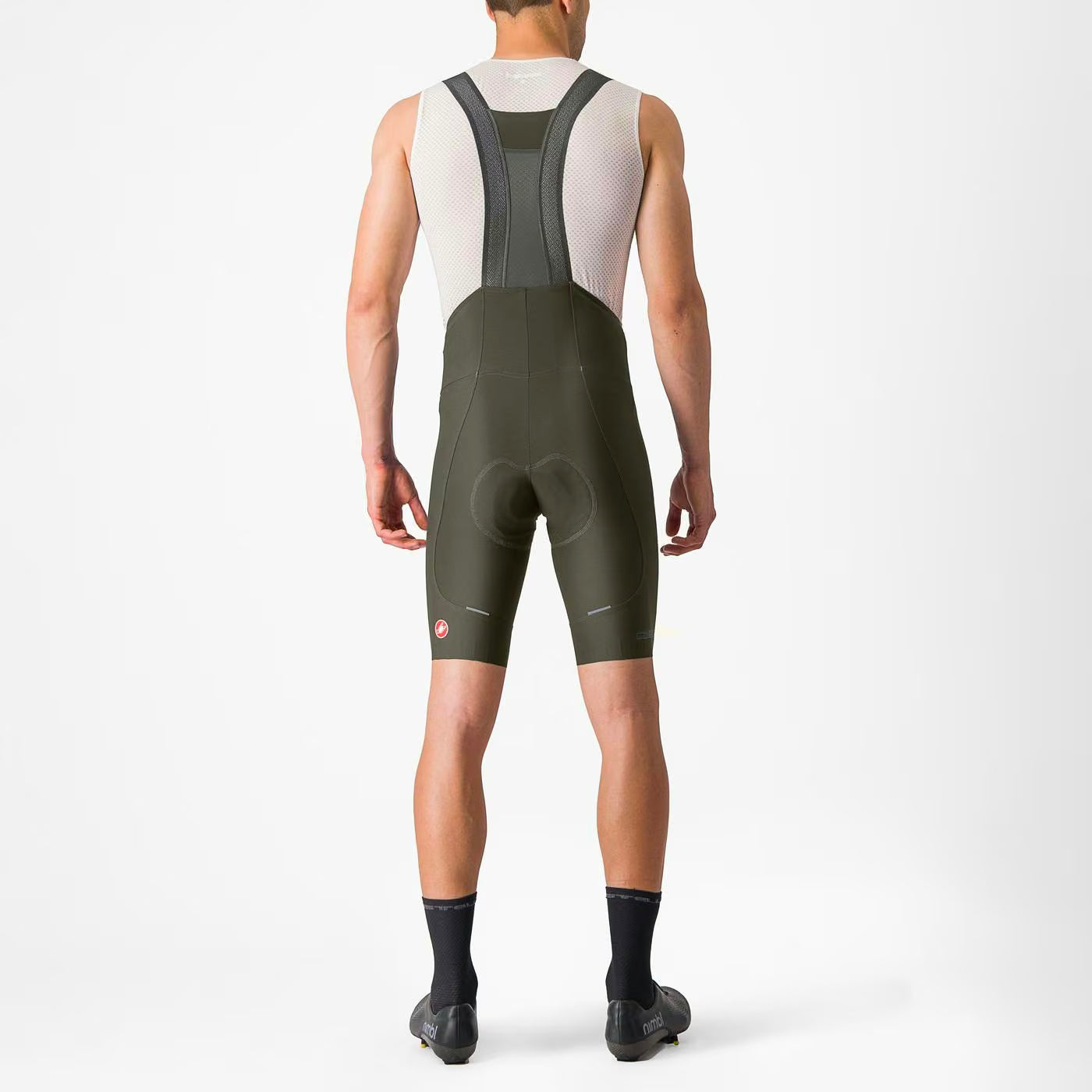 Castelli Espresso Bibshort Men's Deep Green - Image 3