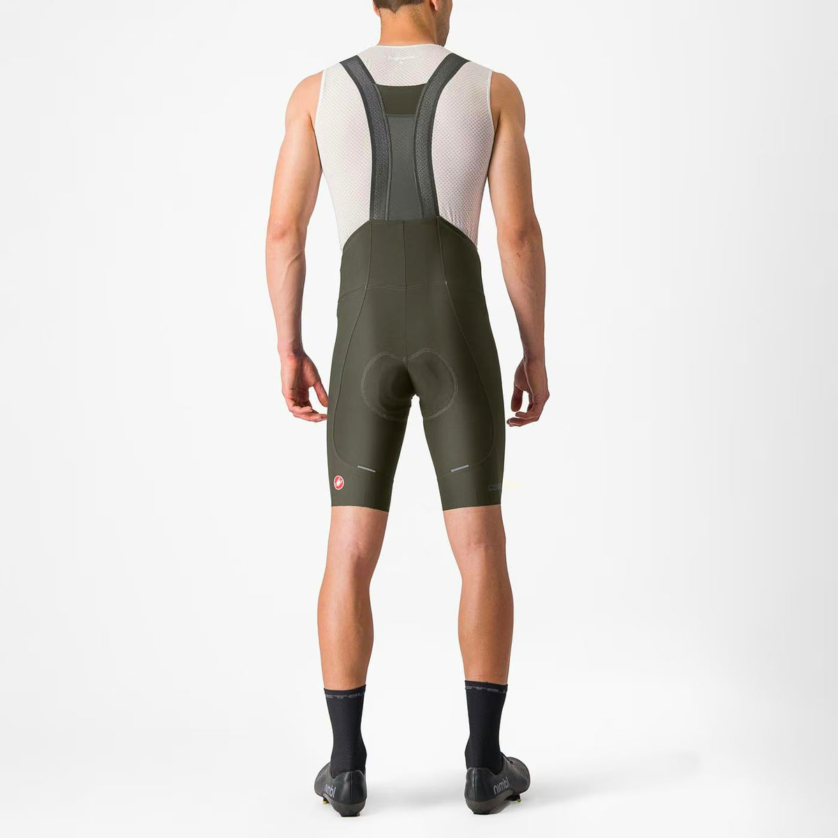 Castelli Espresso Bibshort Men's Deep Green - Image 3